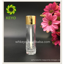 lip gloss form container liquid concealer empty glass tube embossed glass bottle